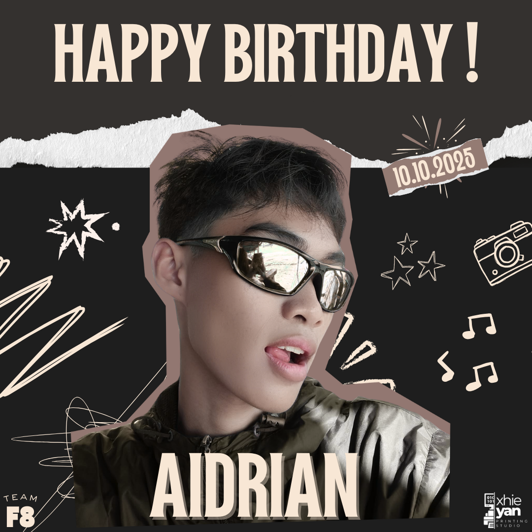 Birthday Poster - Aidrian